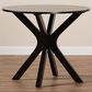 Baxton Studio Kenji 34" Dining Table in Dark Brown - Table Only, , large