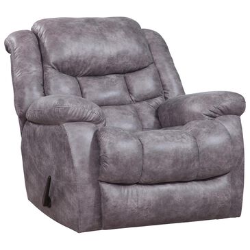 HomeStretch Blockbuster Manual Rocker Recliner in Pewter, , large