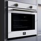 Forno Vomero 30" Single Electric Wall Oven in White, , large