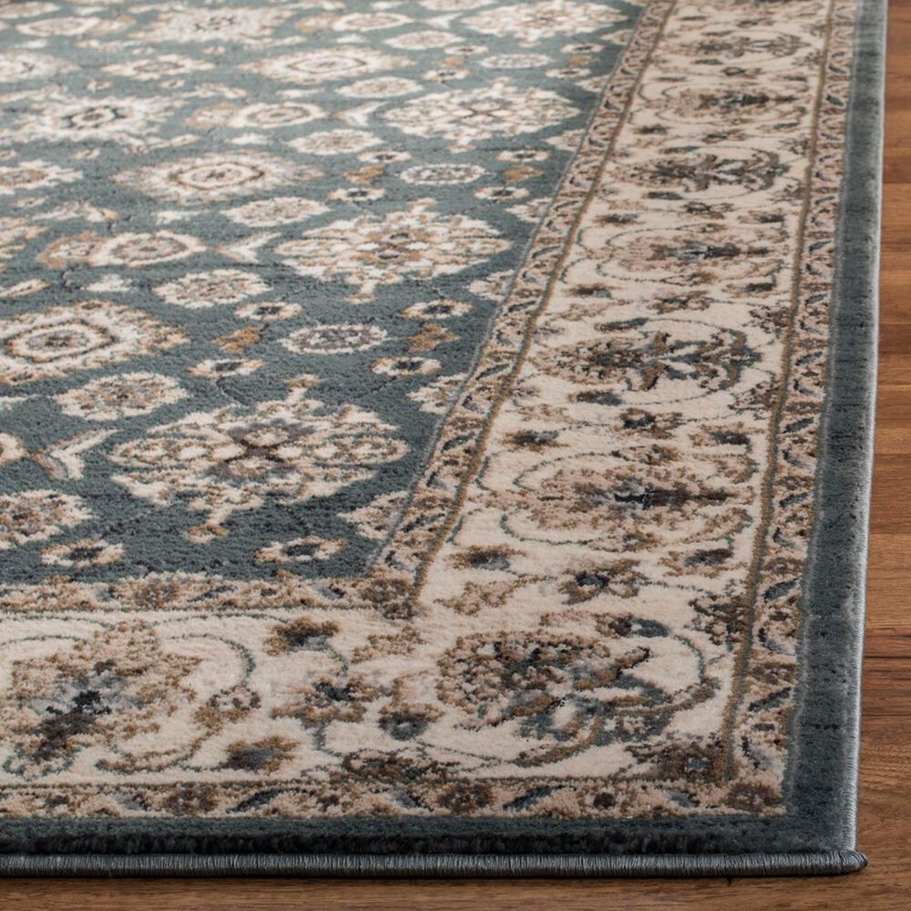 Safavieh Lyndhurst 2&#39;3&quot; x 12&#39; Teal and Cream Runner, , large
