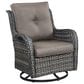 Sunwell Garden 3-Piece Patio Chat Set in Gray, , large