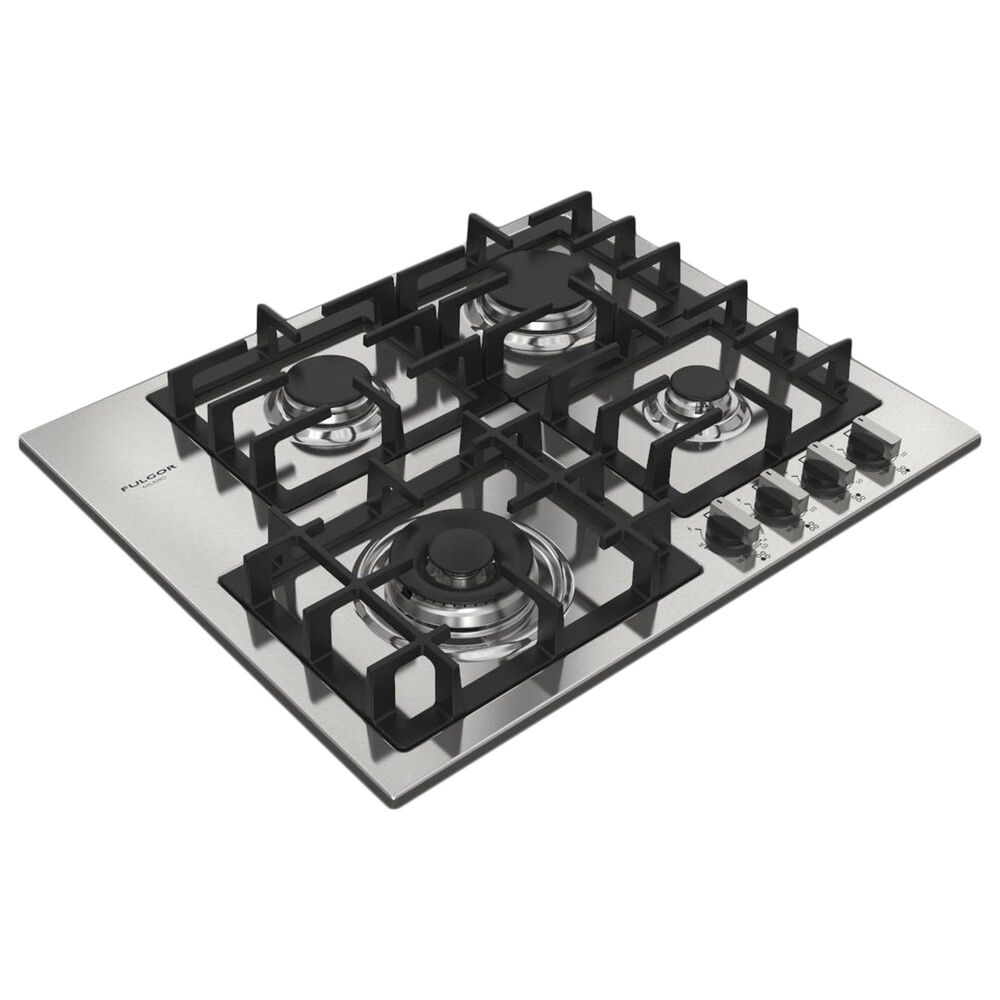 Fulgor Milano 400 Series 24&quot; Gas Cooktop with 4 European Sealed Burners in Stainless Steel, , large