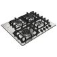 Fulgor Milano 400 Series 24" Gas Cooktop with 4 European Sealed Burners in Stainless Steel, , large