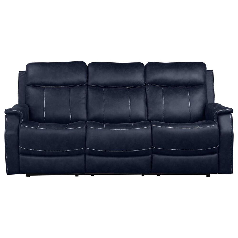 Steve Silver Valencia Power/Power Recliner Sofa in Ocean Blue, , large