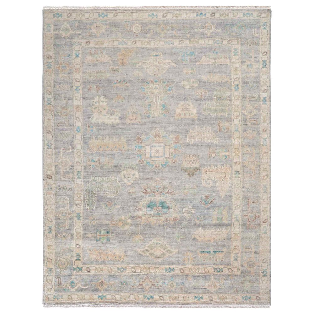 Nourison Odessa Grey and Multicolor 7"9" x 9"9" Area Rug, , large