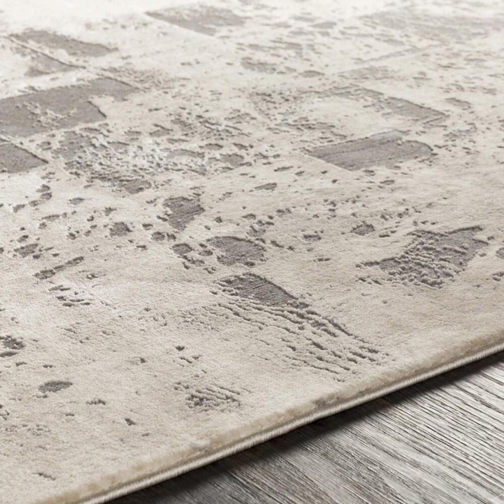 Surya Tibetan TBT-2312 5&#39;3&quot; x 7&#39;6&quot; Khaki, Cream and Gray Area Rug, , large