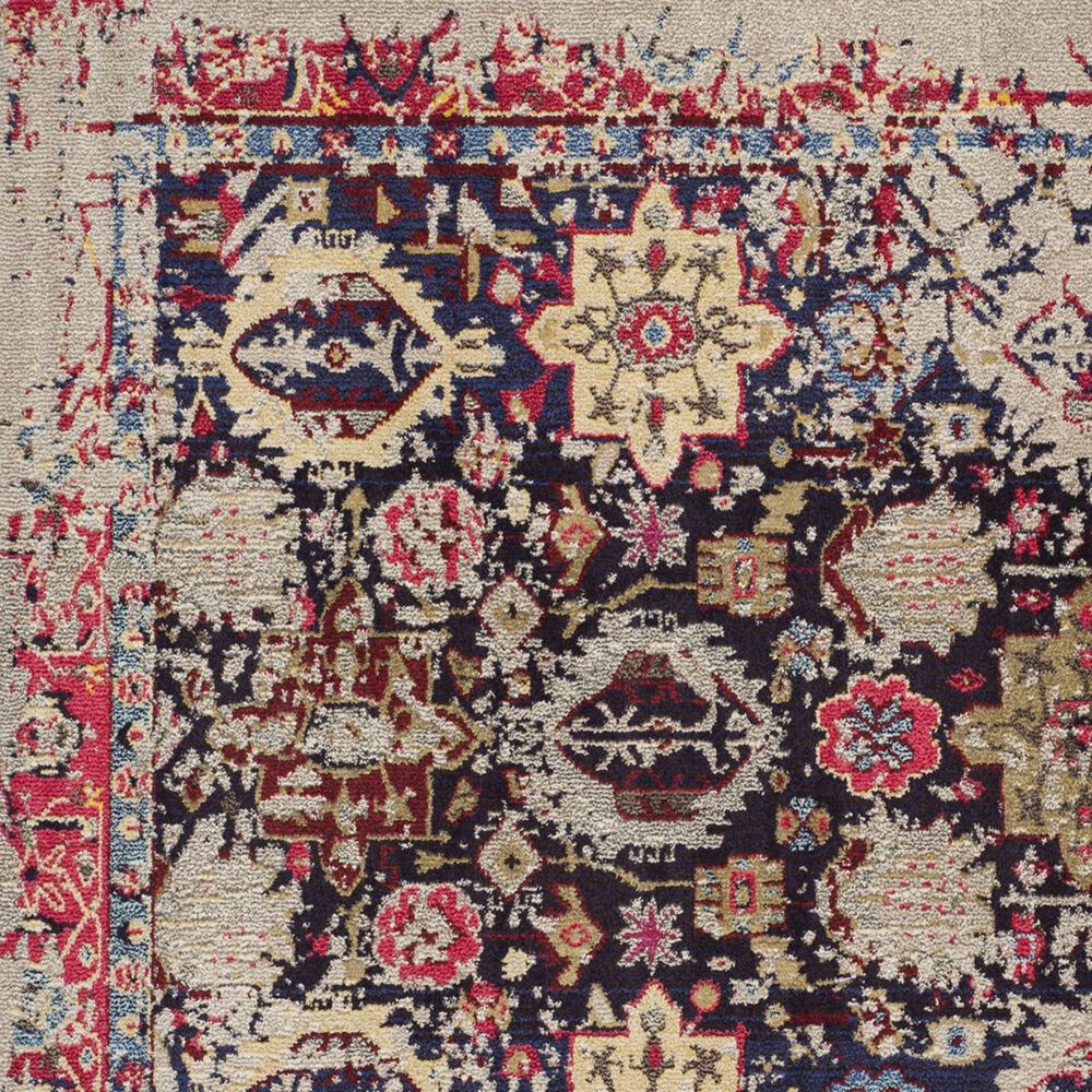 Safavieh Monaco MNC206G-5SQ 5&#39; Square&#39; Grey/Multi  Area Rug, , large