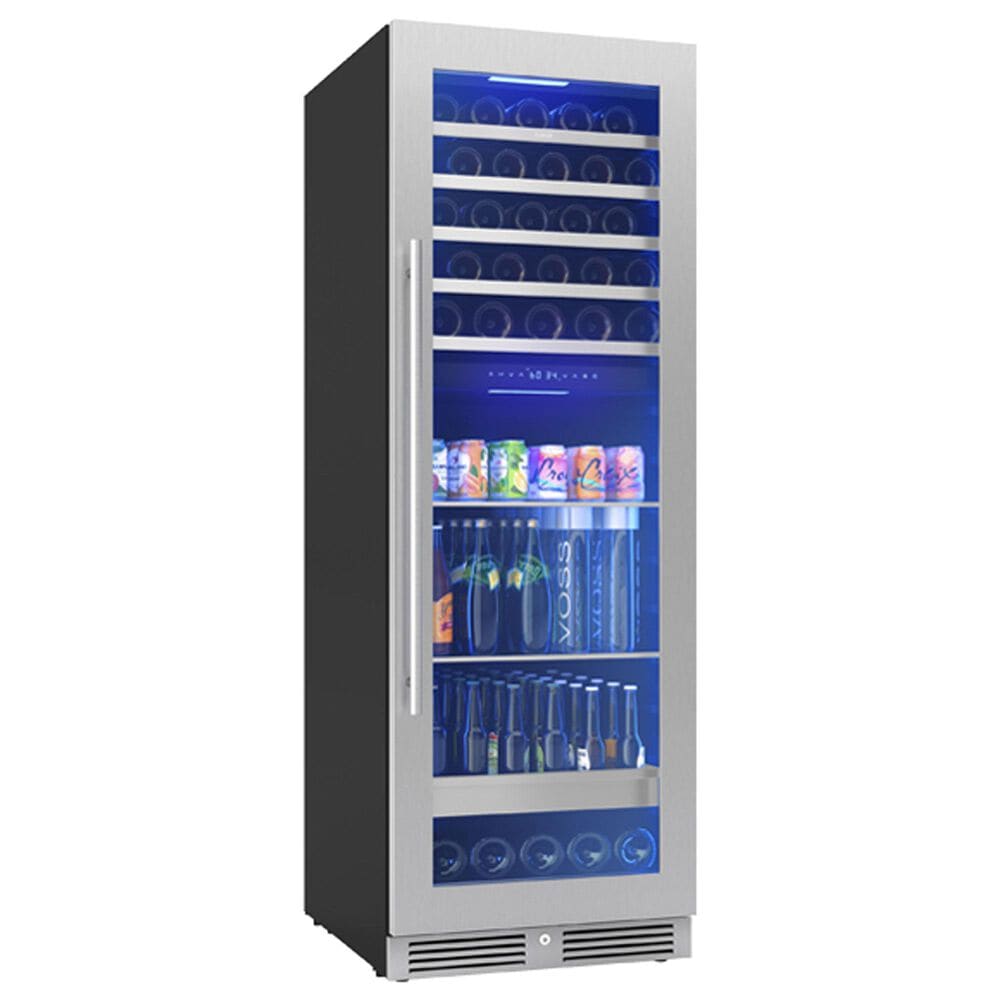 Zephyr 14.5 Cu. Ft. Dual Zone Wine and Beverage Cooler in Stainless Steel, , large