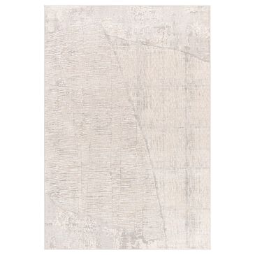 Surya Carmel 5" x 7"3" Gray, White, Taupe and Ivory Area Rug, , large