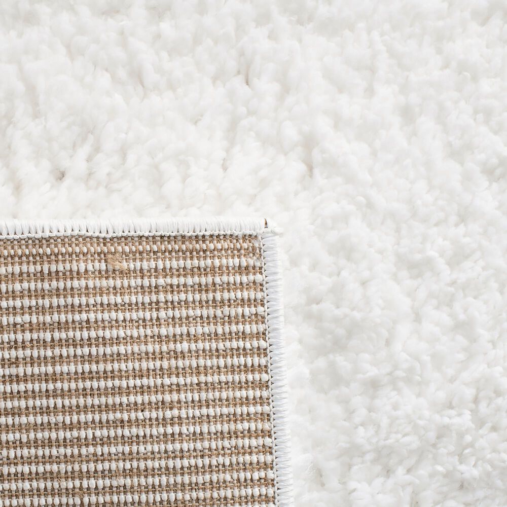Safavieh August Shag AUG900A 2&#39;3&quot; x 4&#39; White Area Rug, , large
