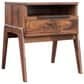 LH Imports Remix 1-Drawer Nightstand in Estelle Brown, , large