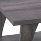CorLiving Hollywood Side Table with Curved Legs in Dark Grey, , large