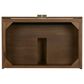 James Martin Vanities Marcello 36" Wall Mounted Single Bathroom Vanity in Chestnut with 3 cm Parisien Bleu Quartz Top and Rectangular Sink, , large