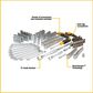 DeWALT 84pc Mechanics Tool Set, , large