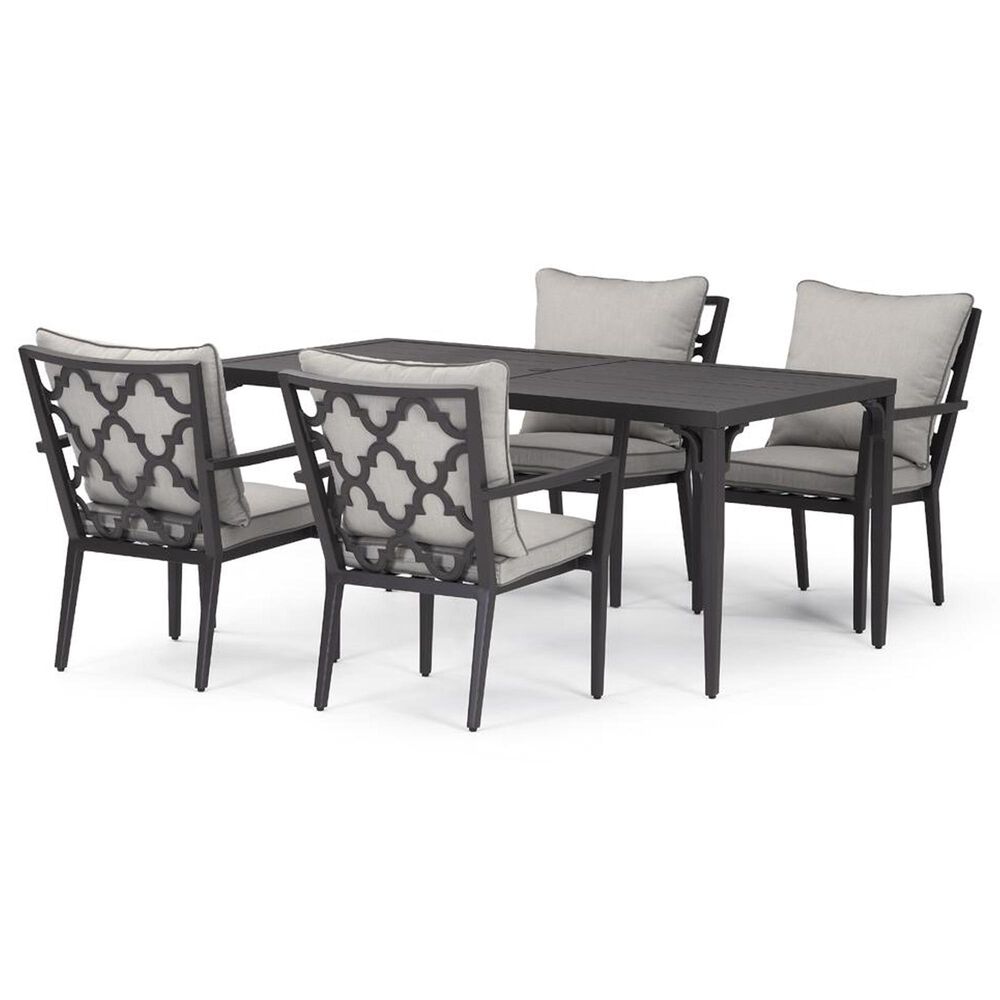 RST Brands Venetia 5-Piece Sunbrella Patio Dining Set in Venetia Dove Grey, , large