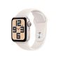 Apple Watch SE GPS 40mm Starlight Aluminum Case with Starlight Sport Band - S/M, , large