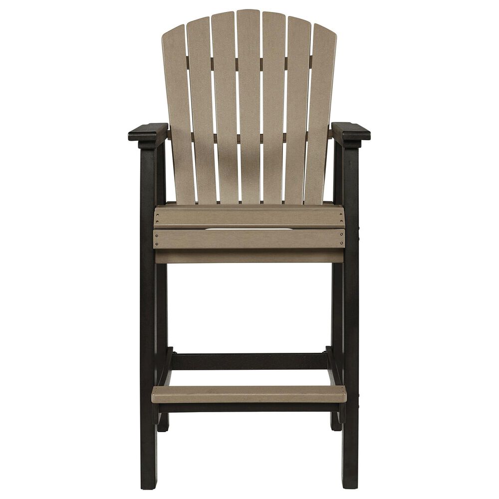 Signature Design by Ashley Fairen Trail 3Piece Outdoor Bar Set in Black and Driftwood Shop NFM