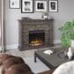 Classic Flame 48" Stacked Stone Wall Mantel with Electric Fireplace in Gray, , large