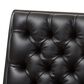 Baxton Studio Annetha Lounge Chair in Black, , large