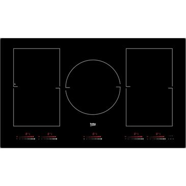 Beko 36" Built-In Induction Cooktop with 5 Zones and Touch Control, , large