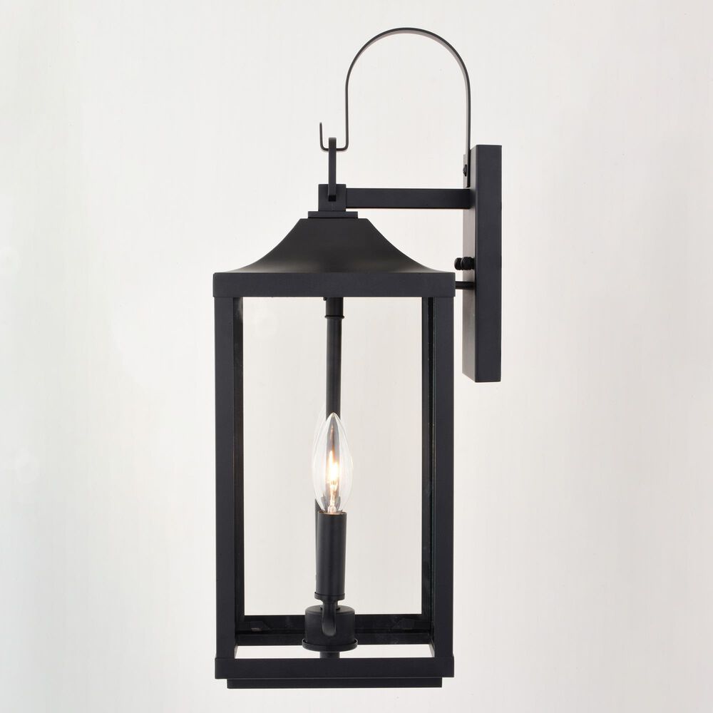 Vaxcel Old Town 2-Light Outdoor Wall Sconce in Textured Black, , large