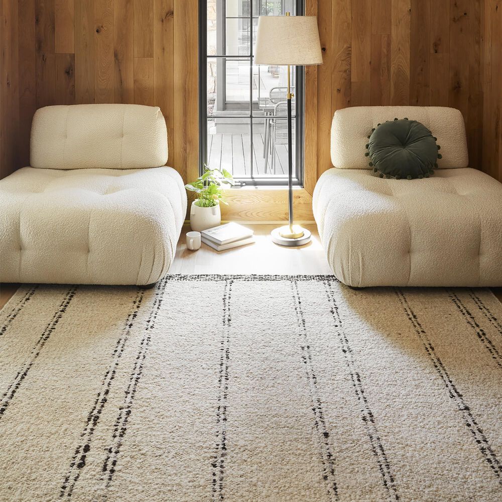 Surya Machu Picchu 10&#39; x 14&#39; Cream, Ivory, Dark Brown, Charcoal, Black and Light Gray Area Rug, , large