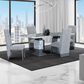 Global Furniture USA 7-Piece Rectangular Dining Set in Grey, , large