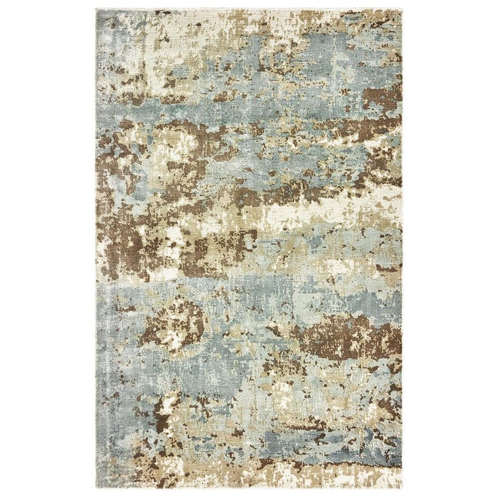 Oriental Weavers Formations 70001 6" x 9" Blue Area Rug, , large