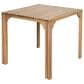 Zuo Modern Riviera Extendable Dining Table in Natural - Table Only, , large