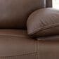Ashley VonRyan Power Reclining Loveseat with Adjustable Headrest in Tobacco, , large