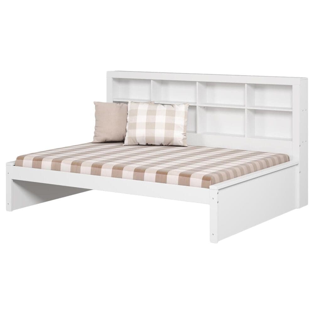 Forest Grove Full Bookcase Bed White, , large