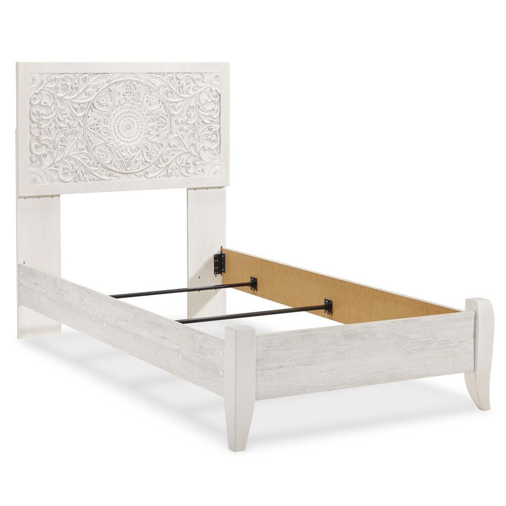 Paxberry Twin Bed - Whitewash Paxberry Twin Bed - Whitewash