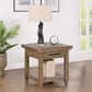 Steve Silver Furniture Riverdale End Table in Driftwood, , large