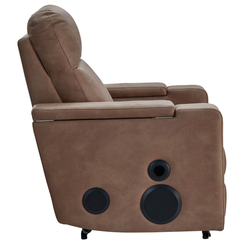 Ashley Lorrenton Power Glider Recliner in Caramel, , large