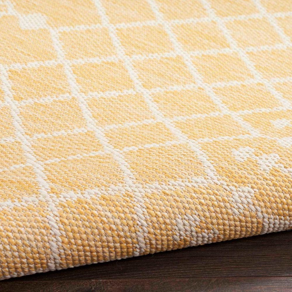 Nourison Positano Southwestern Yellow 6&#39; x 9&#39; Indoor/Outdoor Area Rug, , large
