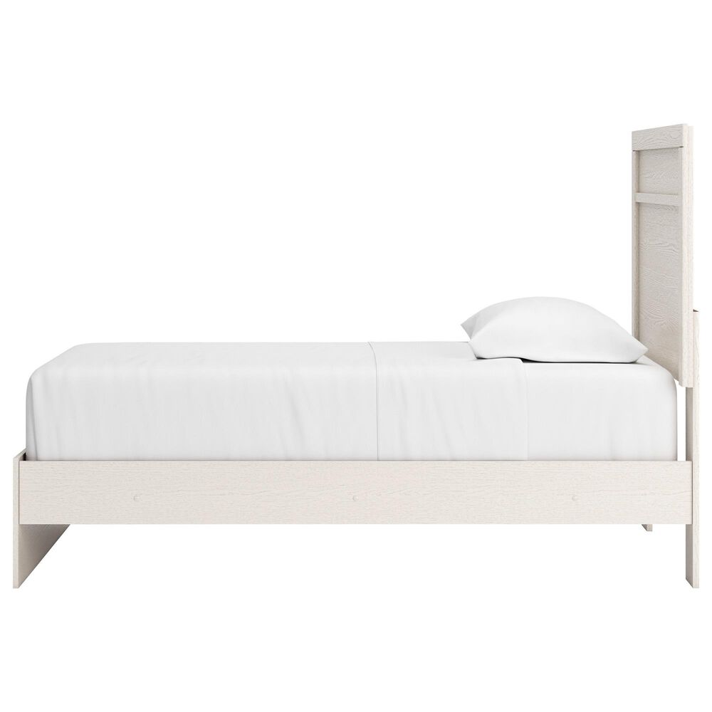 Ashley Stelsie Twin Panel Bed in White, , large