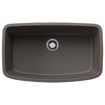Blanco Valea 32" Super Single Bowl Kitchen Sink in Volcano Gray, , large