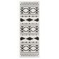 Surya Moroccan Shag MCS-2305  2"7" x 7"3" Black and White Runner, , large