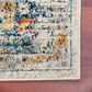Amer Rugs Montana MON-6 2" x 3" Blue and Orange Area Rug, , large