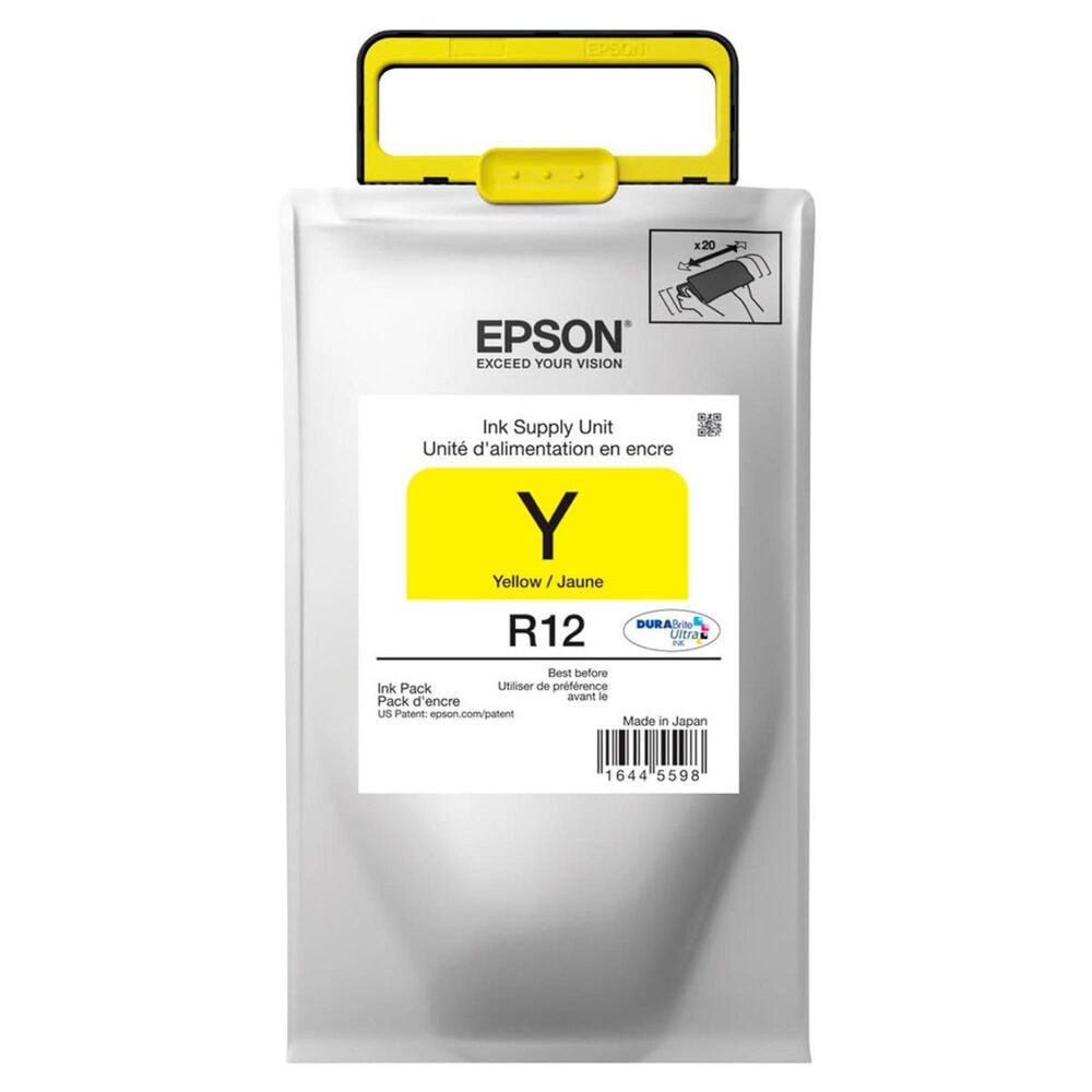 Epson R12 DURABrite Ultra Standard-Capacity Yellow Ink Pack, , large