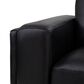 Italiano Furniture Luca Stationary Sofa in Black, , large