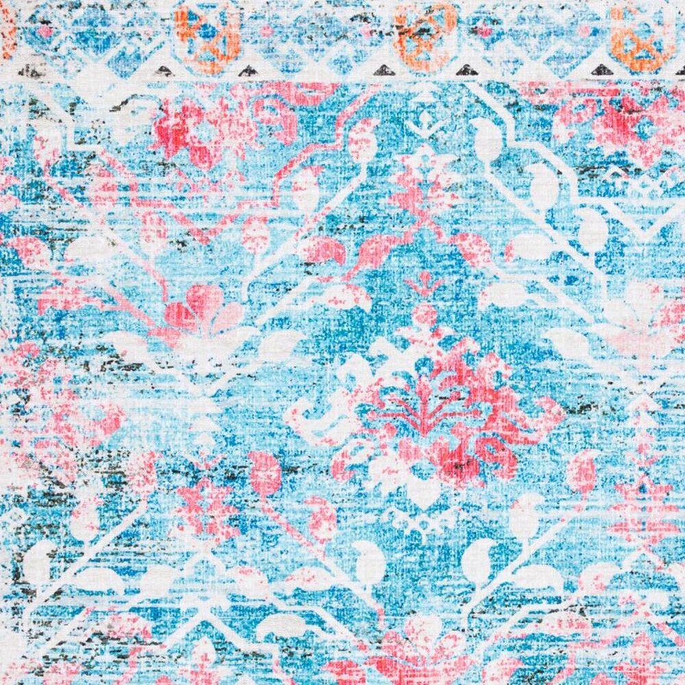 Safavieh Riviera 9&#39; x 12&#39; Light Blue and Pink Area Rug, , large