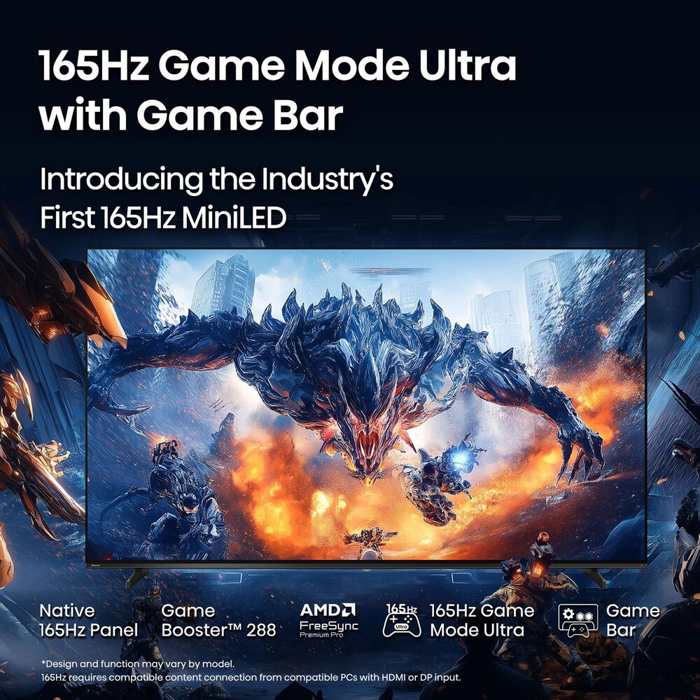 Hisense 75&quot; Class U7 Series Mini-LED ULED 4K in Black - Smart Google TV, , large