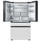 Samsung Bespoke 2-Piece Kitchen Package with Morning Blue and White 23 Cu. Ft. Counter Depth French Door Refrigerator and Dishwasher in Black Stainless Steel, , large