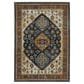 Oriental Weavers Aberdeen Tribal Border 7"10" x 10"10" Blue Area Rug, , large
