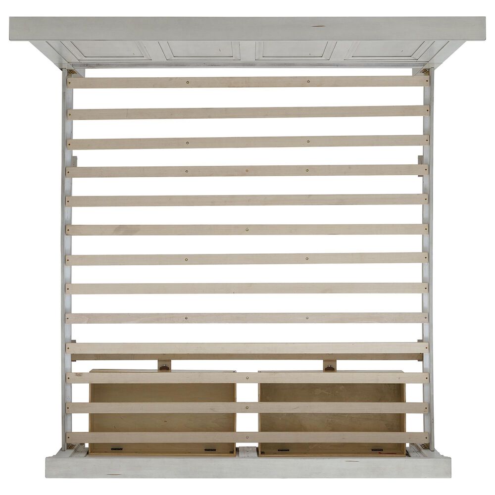 Mayberry Hill Mccoy King Storage Bed in White, , large