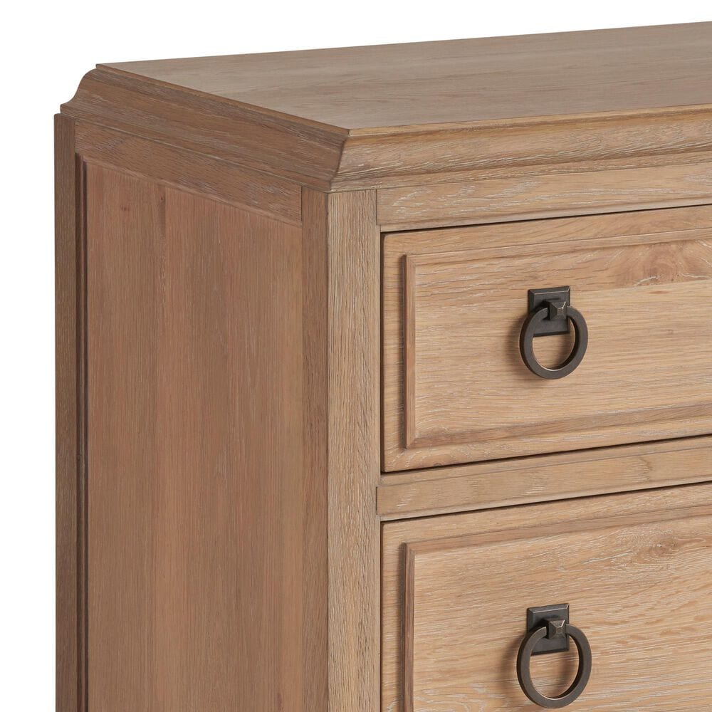 Universal Furniture Griffith Park King Upholstered Bed with Two Nightstands in Sienna, , large