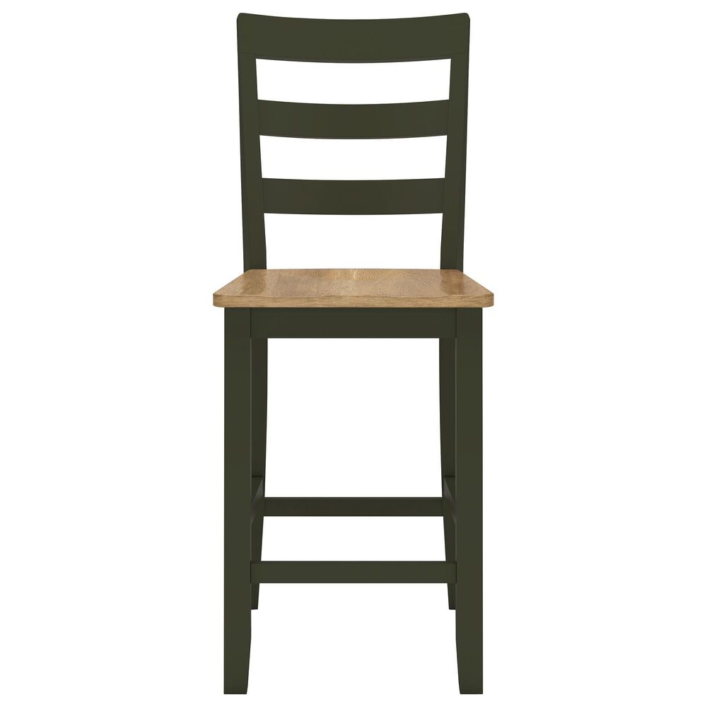 Ashley Gesthaven 5-Piece Counter Height Dining Set in Natural and Green, , large
