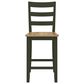 Ashley Gesthaven 5-Piece Counter Height Dining Set in Natural and Green, , large