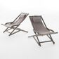 Hearth and Haven Nikki Outdoor Sling Chair with Pillow in Grey (Set of 2), , large